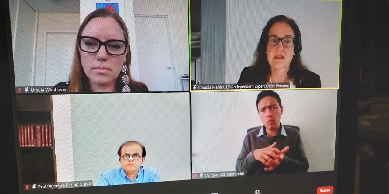 11.10.2021 Пожилые люди в центре внимание на онлайн-конференции ООН «Цифровое равенство для всех возрастов»